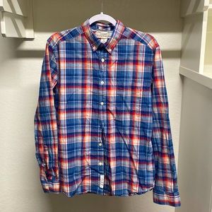 H&M L.O.G.G. button-down button down long sleeve flannel shirt